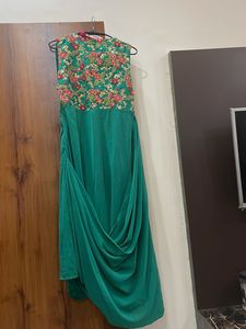 Elegant Green Ethnic Gown