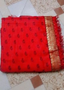 Red Marigold Saree....🥰❤️🫶