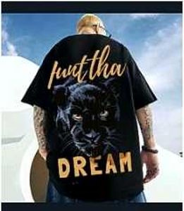 Deslizar Cotton Blend Oversized Fit Printed