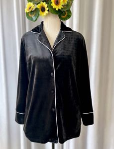 Korean Velvet Pajama Top