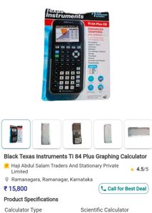 TEXAS INSTRUMENTS TI-84 PLUS CE SILVER EDITION DUM