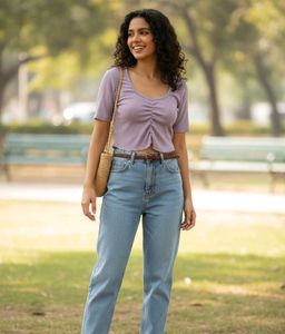 Cute Lavender Top