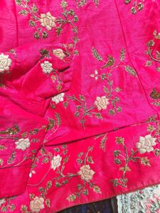 Pink Embroidered Lehenga Choli