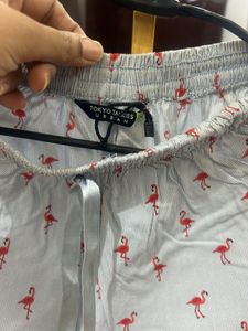 Flamingo Print Shorts