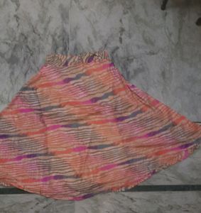 Beautiful Pink Kota Doriya Skirt