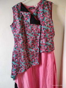 Floral Asymmetric Dress