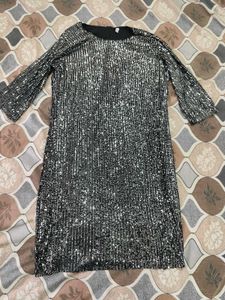 Shimmer Sheath Dress (Belt Not Included)