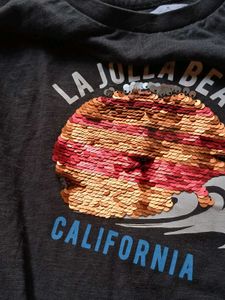 Zara T Shirt With Sequin Design