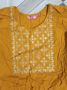 yellow Ethnic Kurta