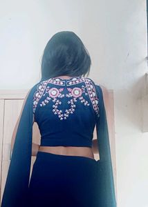 Crop Top Sharara Set