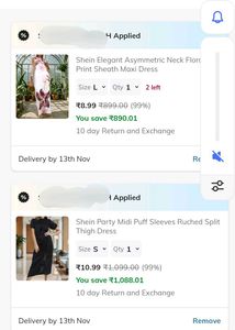 SHEIN coupon 2000 Rs Full usable