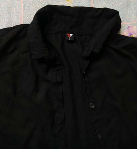 Plain Black Shirt For Women