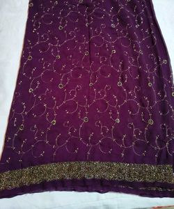 saree with blouse 💗like new !