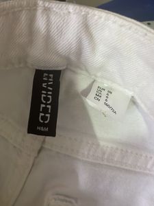 White Flared H&amp;M Jeans