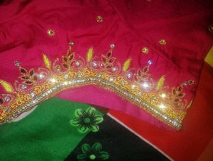 Embroidered Pink Blouse