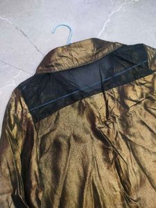 GOLDEN BLACK SHIRT TOP