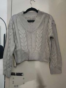 Cozy Knit V-Neck Sweater
