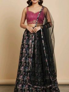 Last price for Lehenga Contrast 😍🔥❤️ fashionable