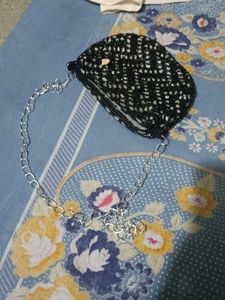 Beautiful Gown Frock With Purse