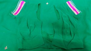 Green Saree With Blouse