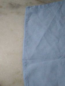 Blue Checkered Top