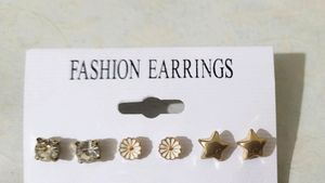 3 Combo Stud Earrings