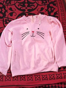 Cute Pink Cat Sweatshirt