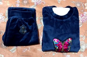 Blue Colour Very Good Top Lower