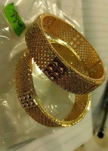 Gold Tone Bangle Set
