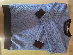 Calvin Klein Blue Patterned Sweatshirt