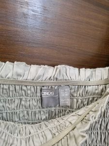 Asos  Smocked Cotton Dress