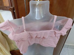 Cute Pink Crop Top