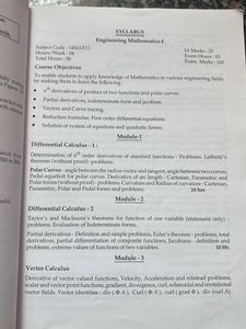 Engineering Mathematics - I