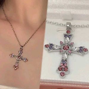 Y2k Cross Pendant