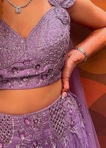 Lavender Lehenga choli