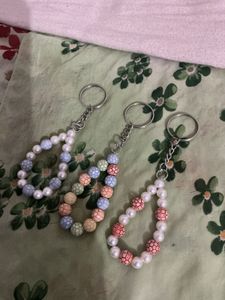 Bead Charm Keychains