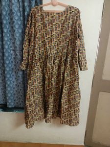 Printed Long Dress