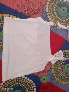 Chic White Halter Crop Top