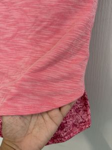 Pink Patterned T-Shirt