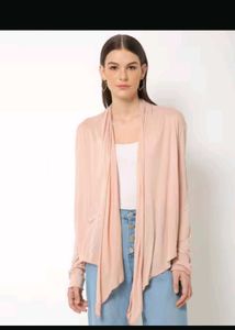 Trend Arrest Peach Snrug Waterfall Hem