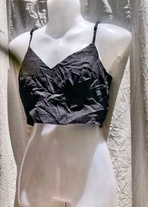 14J. SEXY BLACK CROP TOP