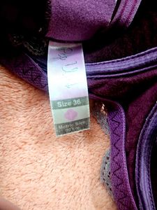 36 Size, 3 Bras + Free Jockey Lingerie