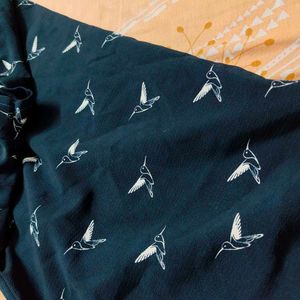 Hummingbird Print Top