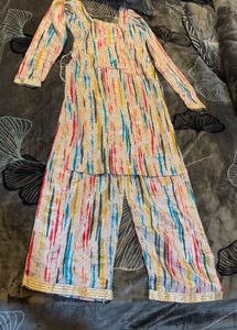 Clrful Kurta pant boutique stiched🦋💖🎀