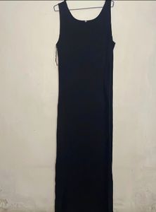 Navy Blue Bodycon Maxi Dress