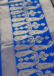 Banarasi Semi Katan Slub Saree 💜