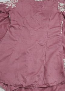 Dusty Rose Embroidered Co Ord Set
