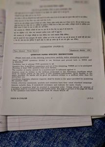 Chemistry Paper II