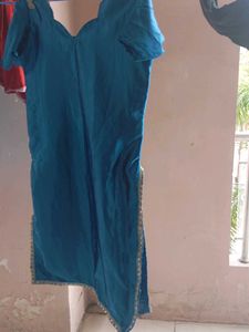 Teal Kurta