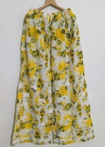 Lime Yellow Chiken Kurti Set